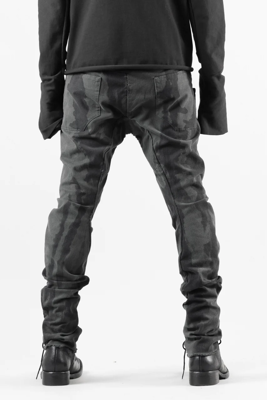 masnada SLIM GUSSET PANTS / STRETCH MICRO RIP COTTON (CAMO LEGION) - Image 6