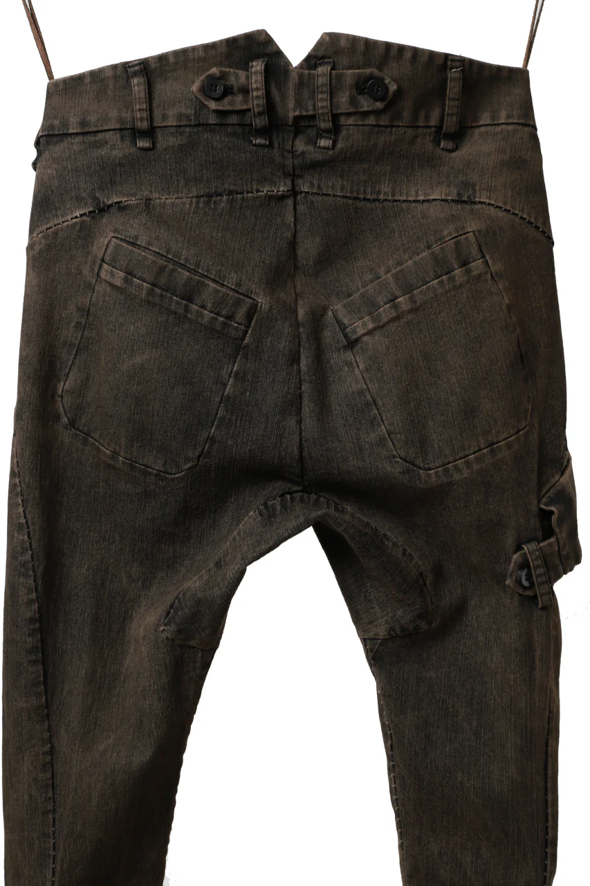 masnada SLIM JEANS / REPURPOSED STRETCH (TARNISHED DUST) - Image 14