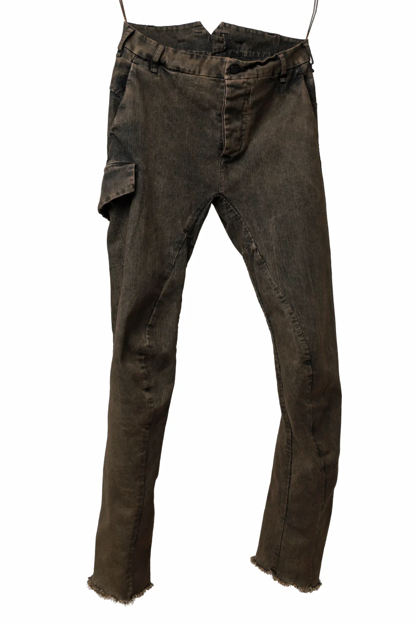 masnada SLIM JEANS / REPURPOSED STRETCH (TARNISHED DUST) - Image 2