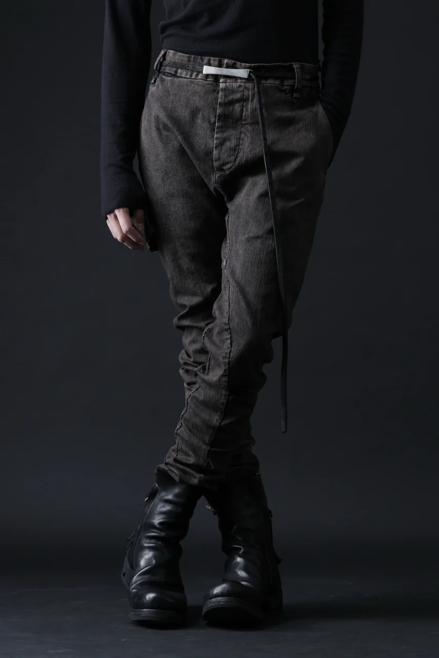 masnada SLIM JEANS / REPURPOSED STRETCH (TARNISHED DUST) - Image 21