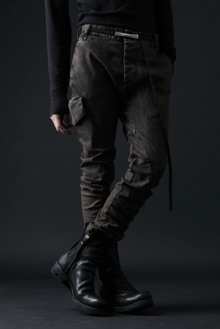 masnada SLIM JEANS / REPURPOSED STRETCH (TARNISHED DUST) - Image 24