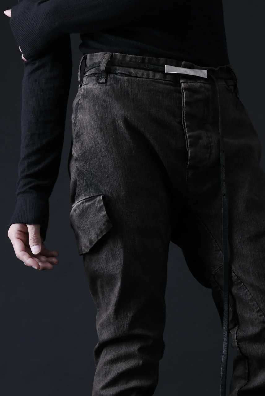 masnada SLIM JEANS / REPURPOSED STRETCH (TARNISHED DUST) - Image 25
