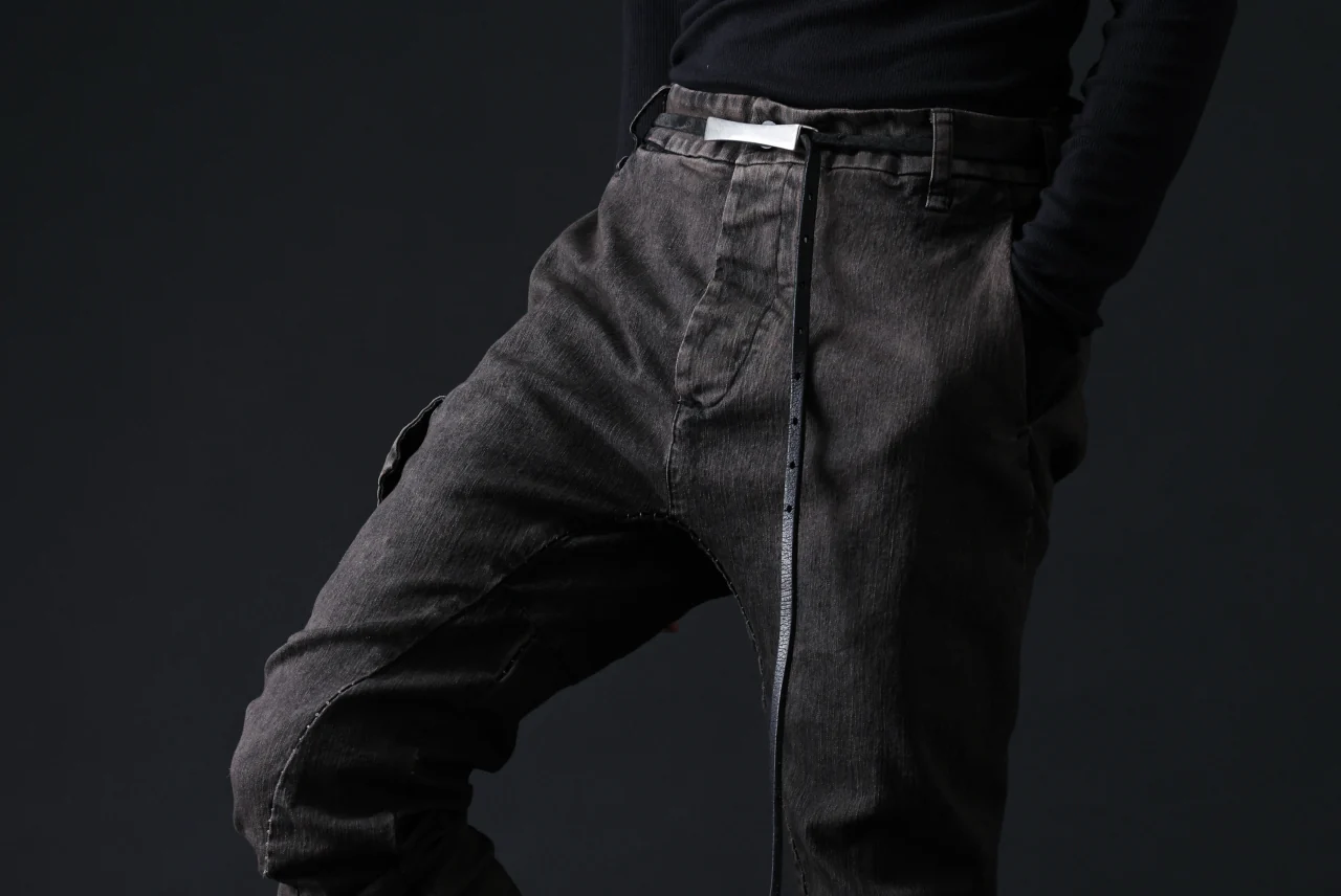 masnada SLIM JEANS / REPURPOSED STRETCH (TARNISHED DUST) - Image 30