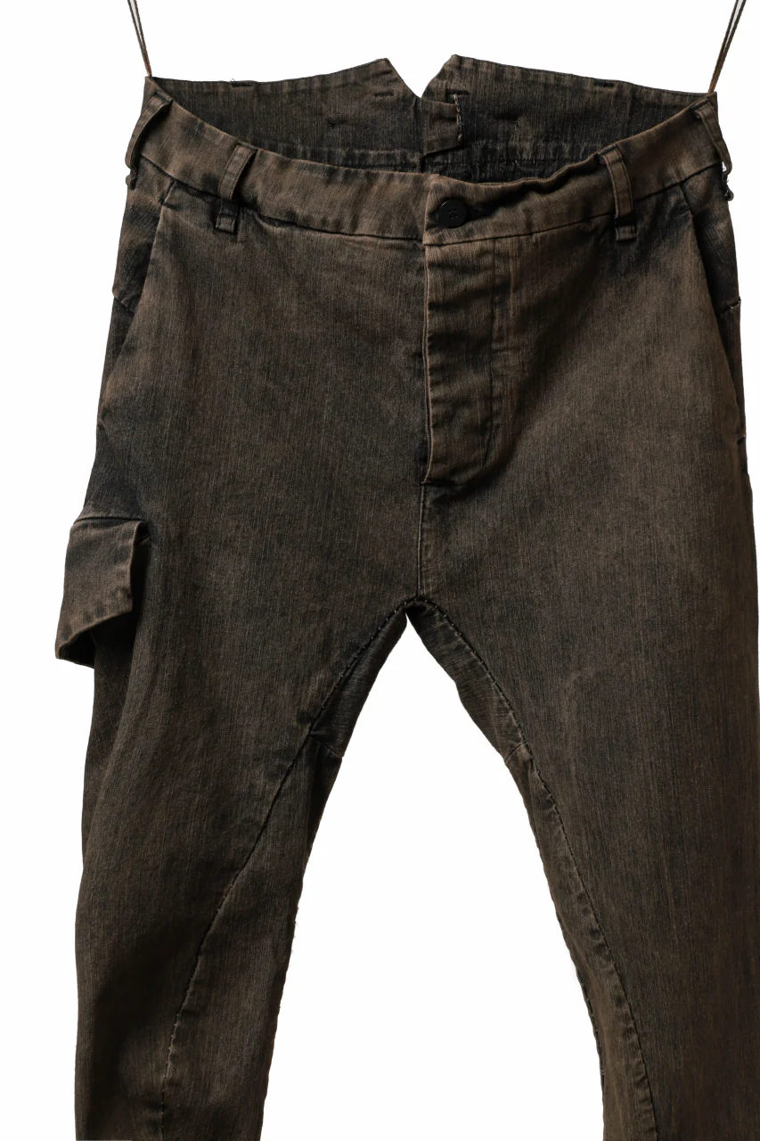 masnada SLIM JEANS / REPURPOSED STRETCH (TARNISHED DUST) - Image 5