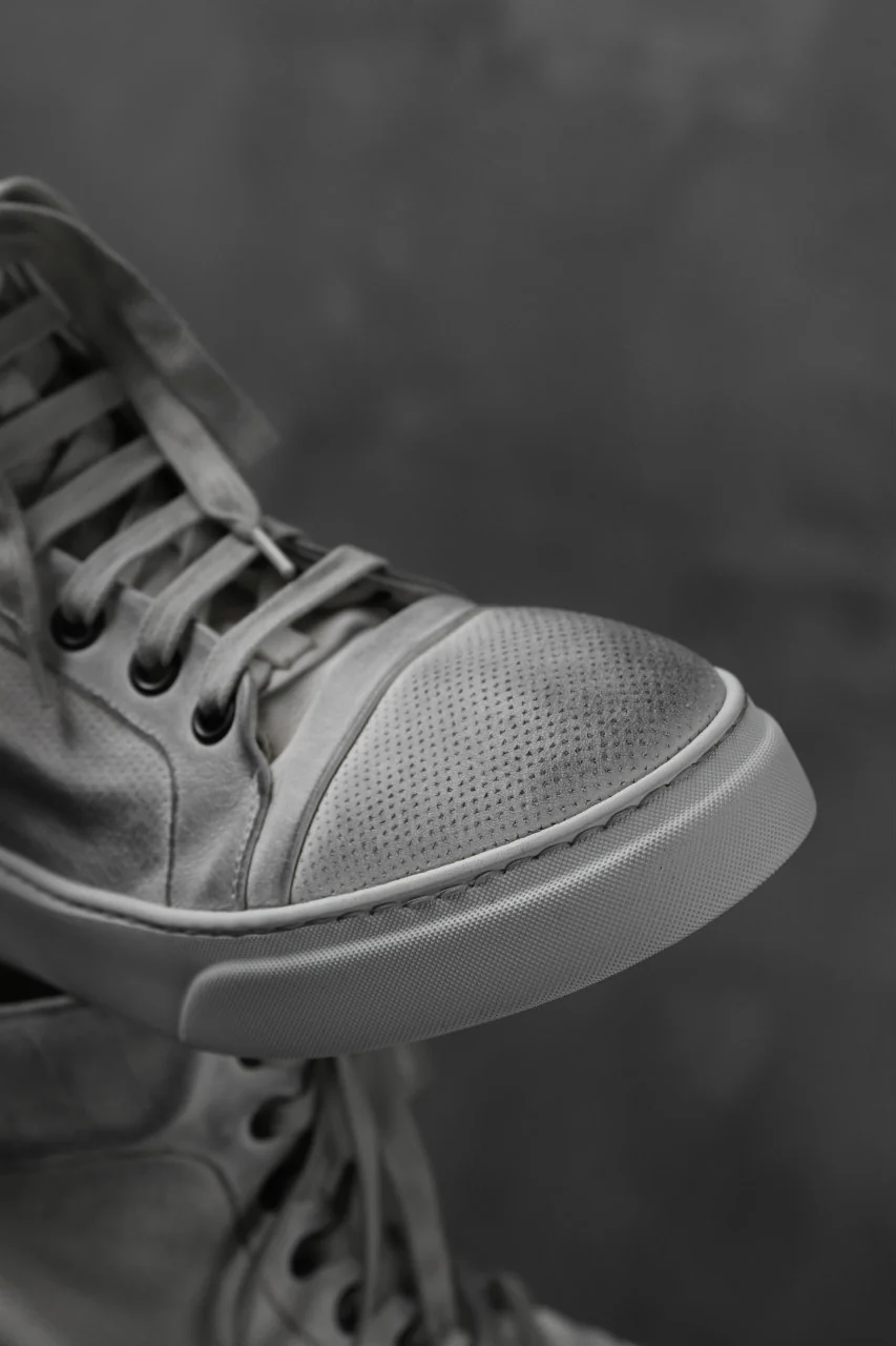 masnada SNEAKERS ALTA HIGH TOP / PELLE BUFALO (DIRTY WHITE) - Image 19