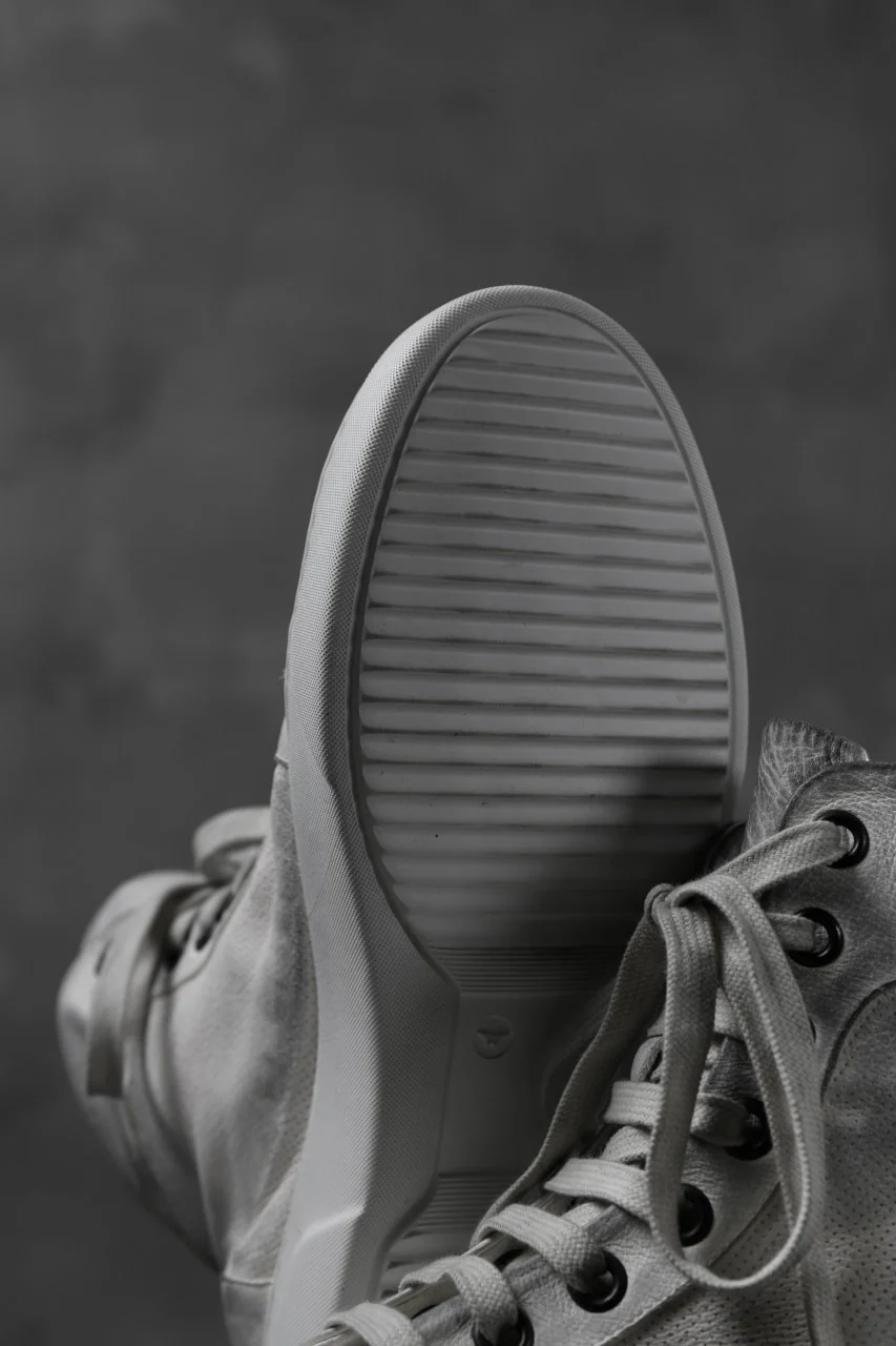 masnada SNEAKERS ALTA HIGH TOP / PELLE BUFALO (DIRTY WHITE) - Image 23