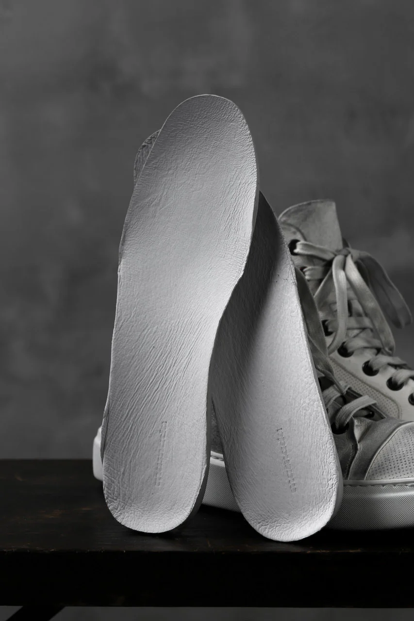 masnada SNEAKERS ALTA HIGH TOP / PELLE BUFALO (DIRTY WHITE) - Image 24