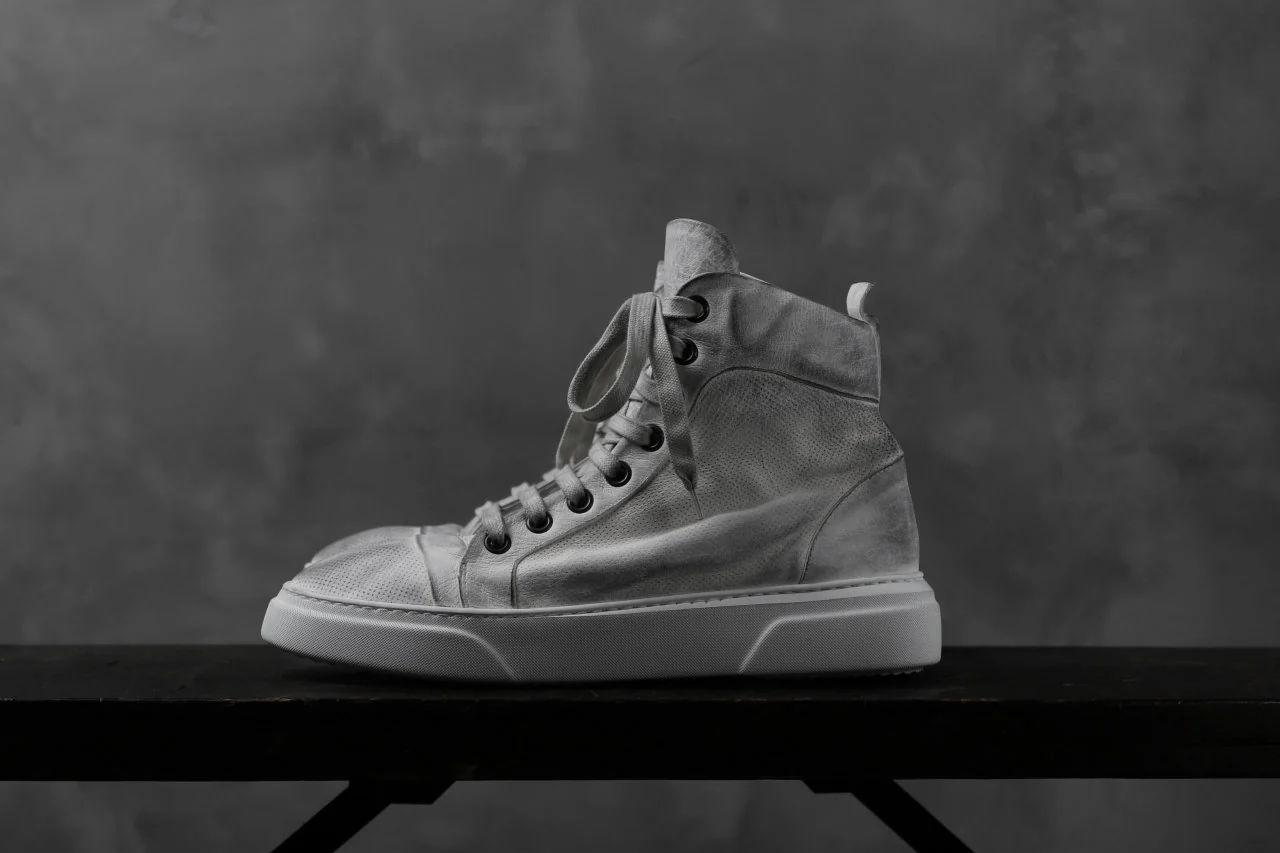 masnada SNEAKERS ALTA HIGH TOP / PELLE BUFALO (DIRTY WHITE) - Image 28