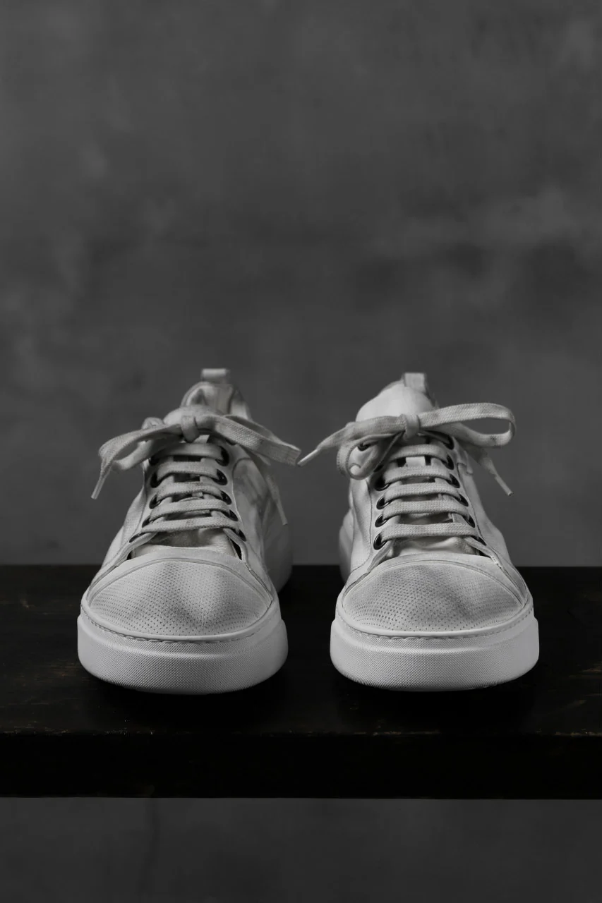 masnada SNEAKERS LOW / PELLE BUFALO (DIRTY WHITE) - Image 5