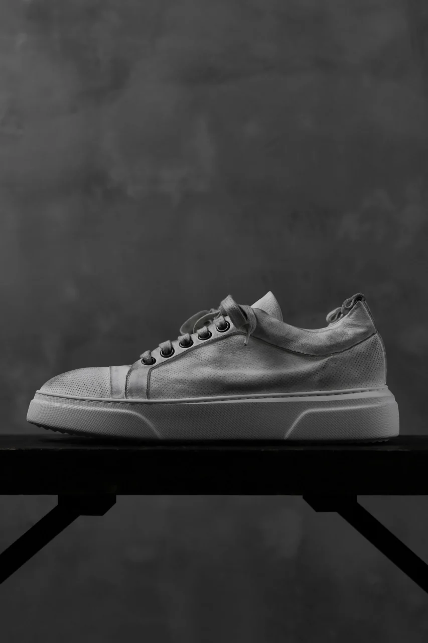 masnada SNEAKERS LOW / PELLE BUFALO (DIRTY WHITE) - Image 7