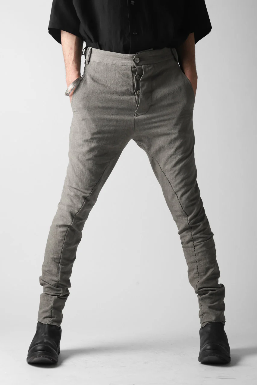 masnada TWIST SKINNY TROUSER / STRISCIA DI (ROCK SHADOW) - Image 15