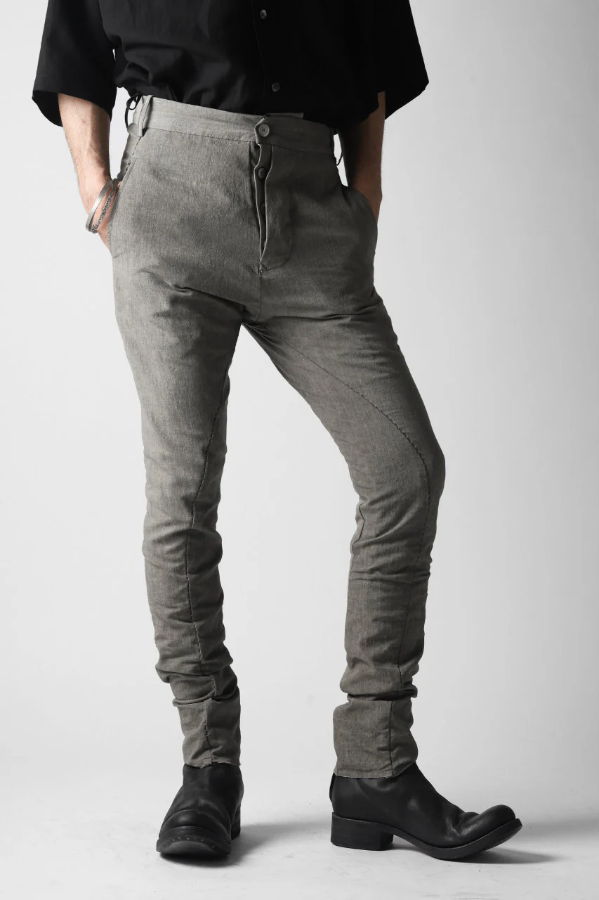 masnada TWIST SKINNY TROUSER / STRISCIA DI (ROCK SHADOW) - Image 16