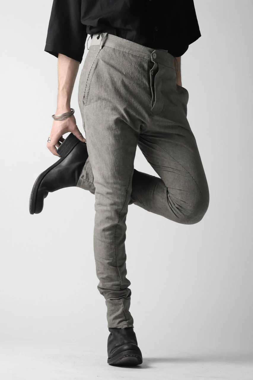 masnada TWIST SKINNY TROUSER / STRISCIA DI (ROCK SHADOW) - Image 18