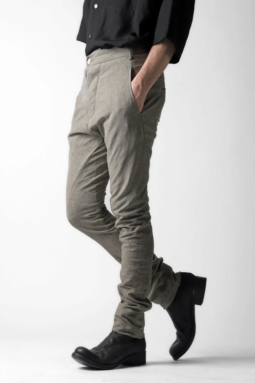 masnada TWIST SKINNY TROUSER / STRISCIA DI (ROCK SHADOW) - Image 19