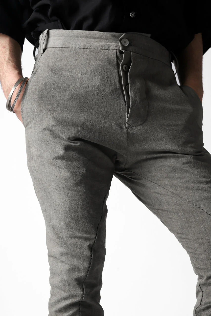 masnada TWIST SKINNY TROUSER / STRISCIA DI (ROCK SHADOW) - Image 23