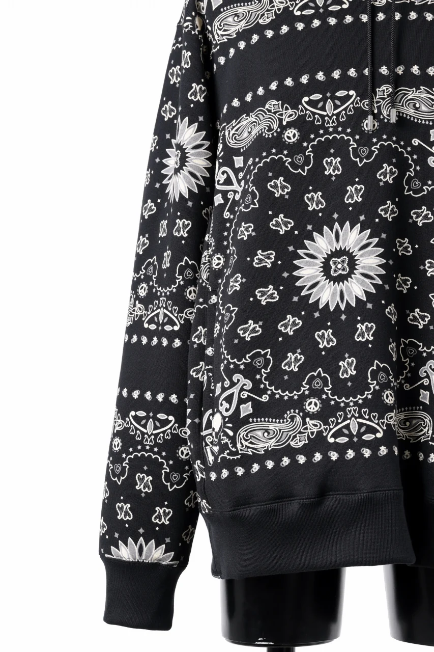 mastermind JAPAN BANDANA HOODIE / REGULAR FIT (BLACK BASE) - Image 10