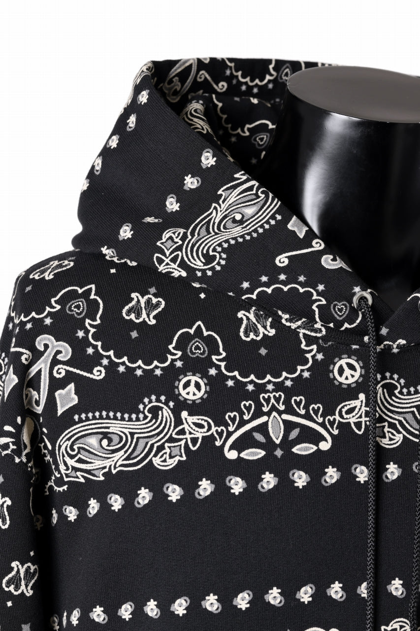 mastermind JAPAN BANDANA HOODIE / REGULAR FIT (BLACK BASE) - Image 12