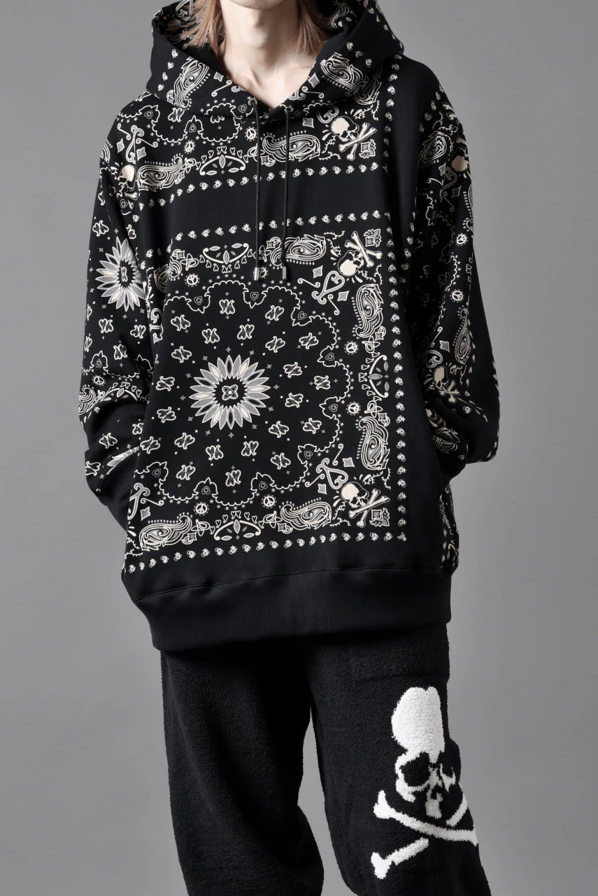 mastermind JAPAN BANDANA HOODIE / REGULAR FIT (BLACK BASE) - Image 2