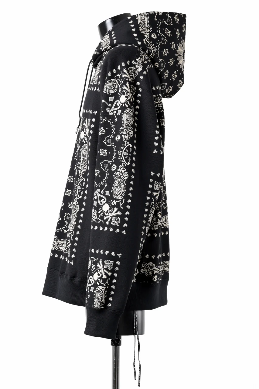 mastermind JAPAN BANDANA HOODIE / REGULAR FIT (BLACK BASE) - Image 4