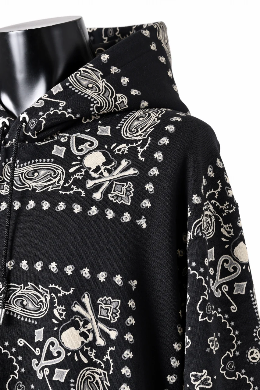 mastermind JAPAN BANDANA HOODIE / REGULAR FIT (BLACK BASE) - Image 7