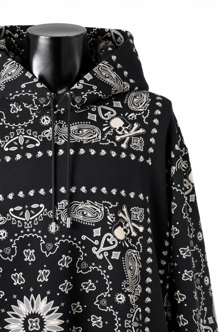 mastermind JAPAN BANDANA HOODIE / REGULAR FIT (BLACK BASE) - Image 8
