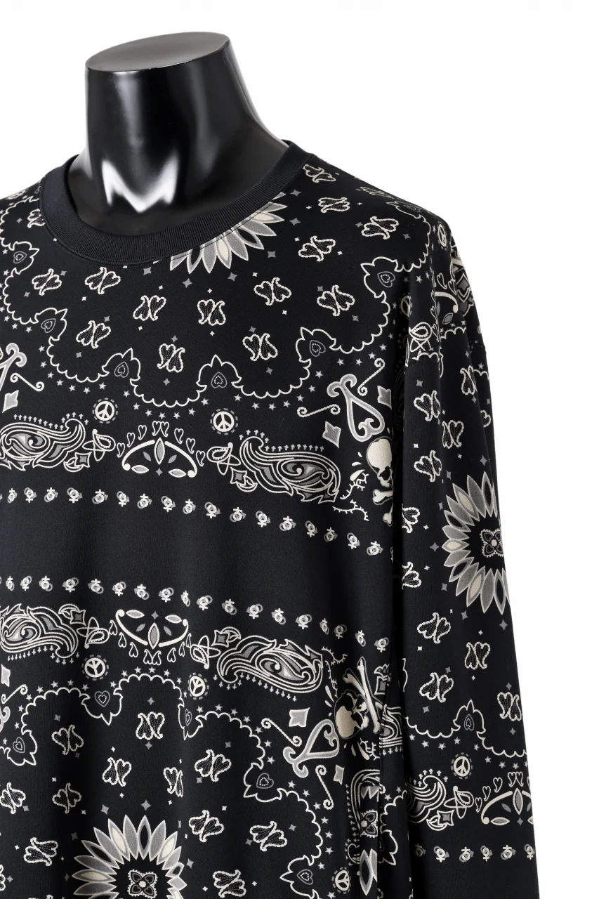 mastermind JAPAN BANDANA SWEATSHIRT / REGULAR FIT (BLACK BASE) - Image 10