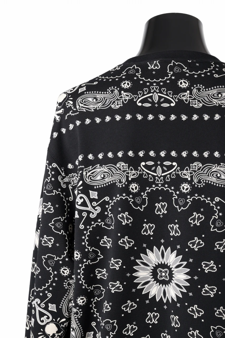mastermind JAPAN BANDANA SWEATSHIRT / REGULAR FIT (BLACK BASE) - Image 16