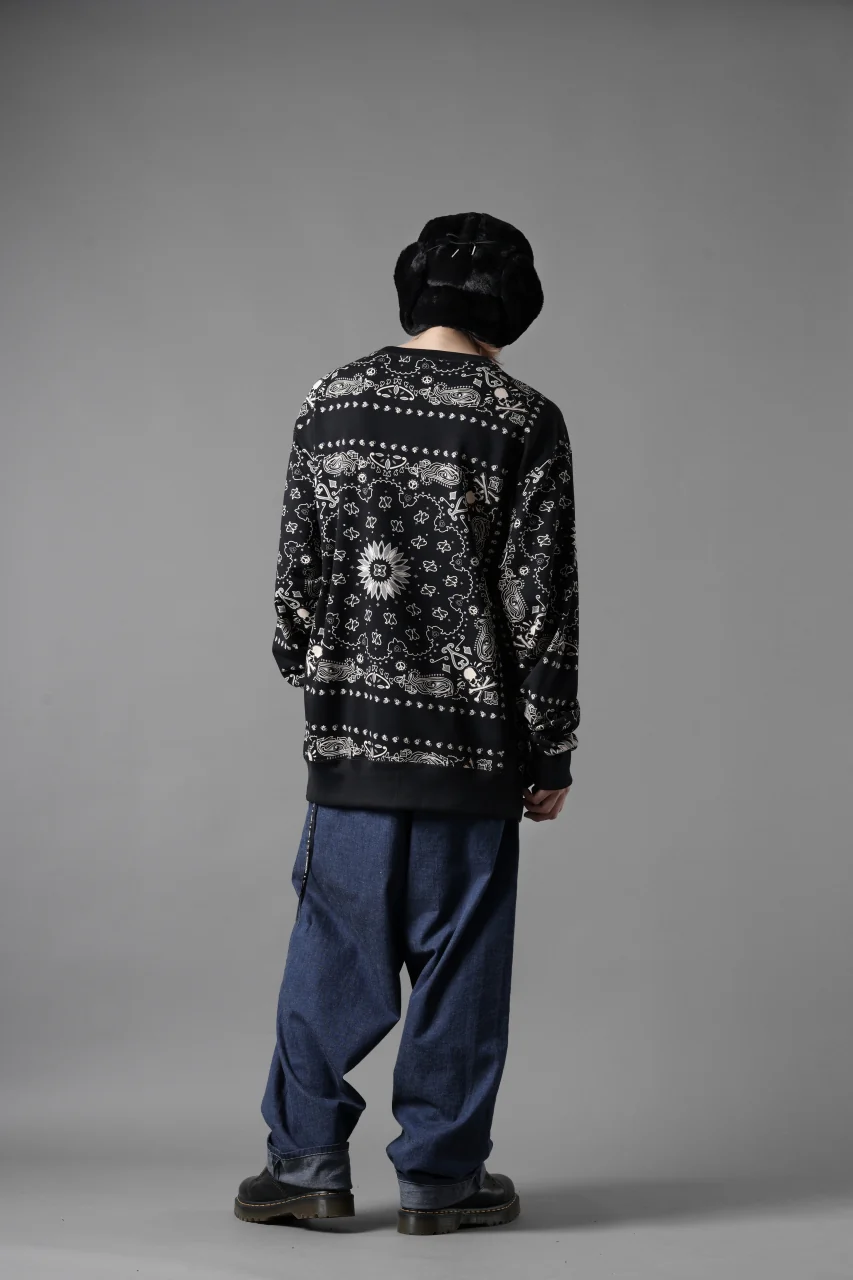 mastermind JAPAN BANDANA SWEATSHIRT / REGULAR FIT (BLACK BASE) - Image 21