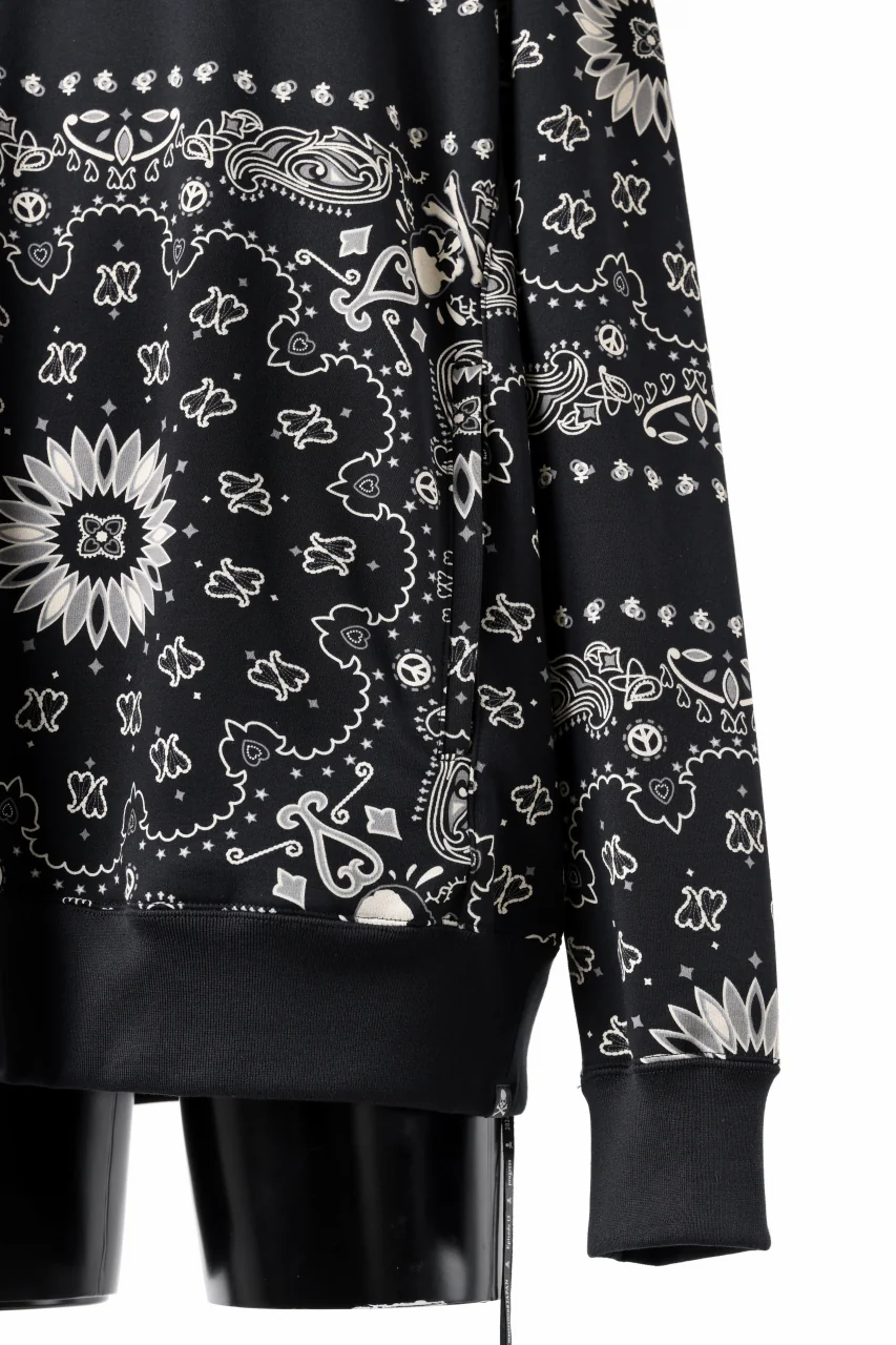 mastermind JAPAN BANDANA SWEATSHIRT / REGULAR FIT (BLACK BASE) - Image 9