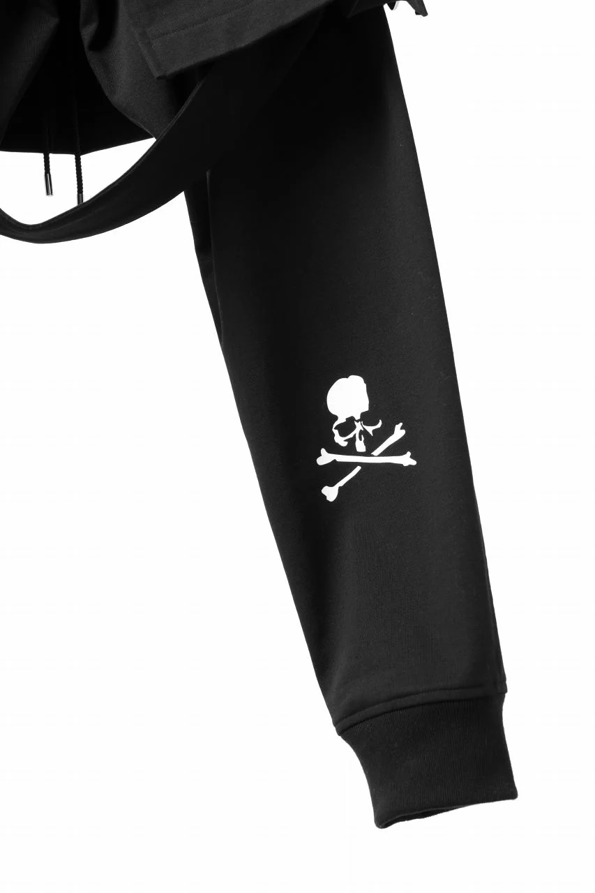 mastermind JAPAN BONDAGE SLIM TROUSERS / MEDIUM C-JERSEY STRETCH (BLACK) - Image 19