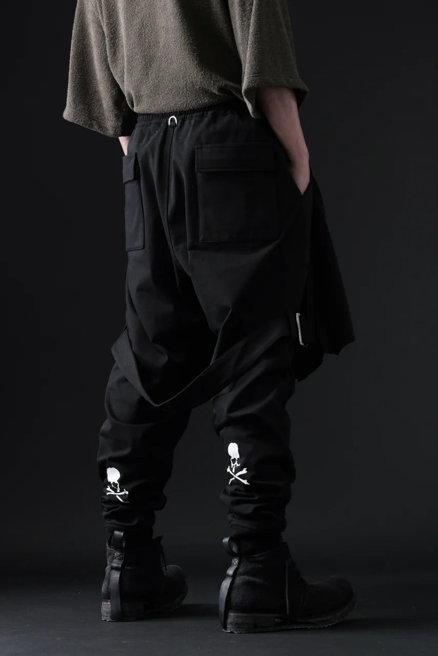 mastermind JAPAN BONDAGE SLIM TROUSERS / MEDIUM C-JERSEY STRETCH (BLACK) - Image 39