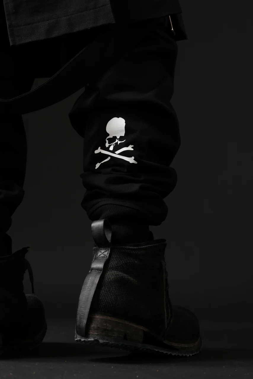 mastermind JAPAN BONDAGE SLIM TROUSERS / MEDIUM C-JERSEY STRETCH (BLACK) - Image 53