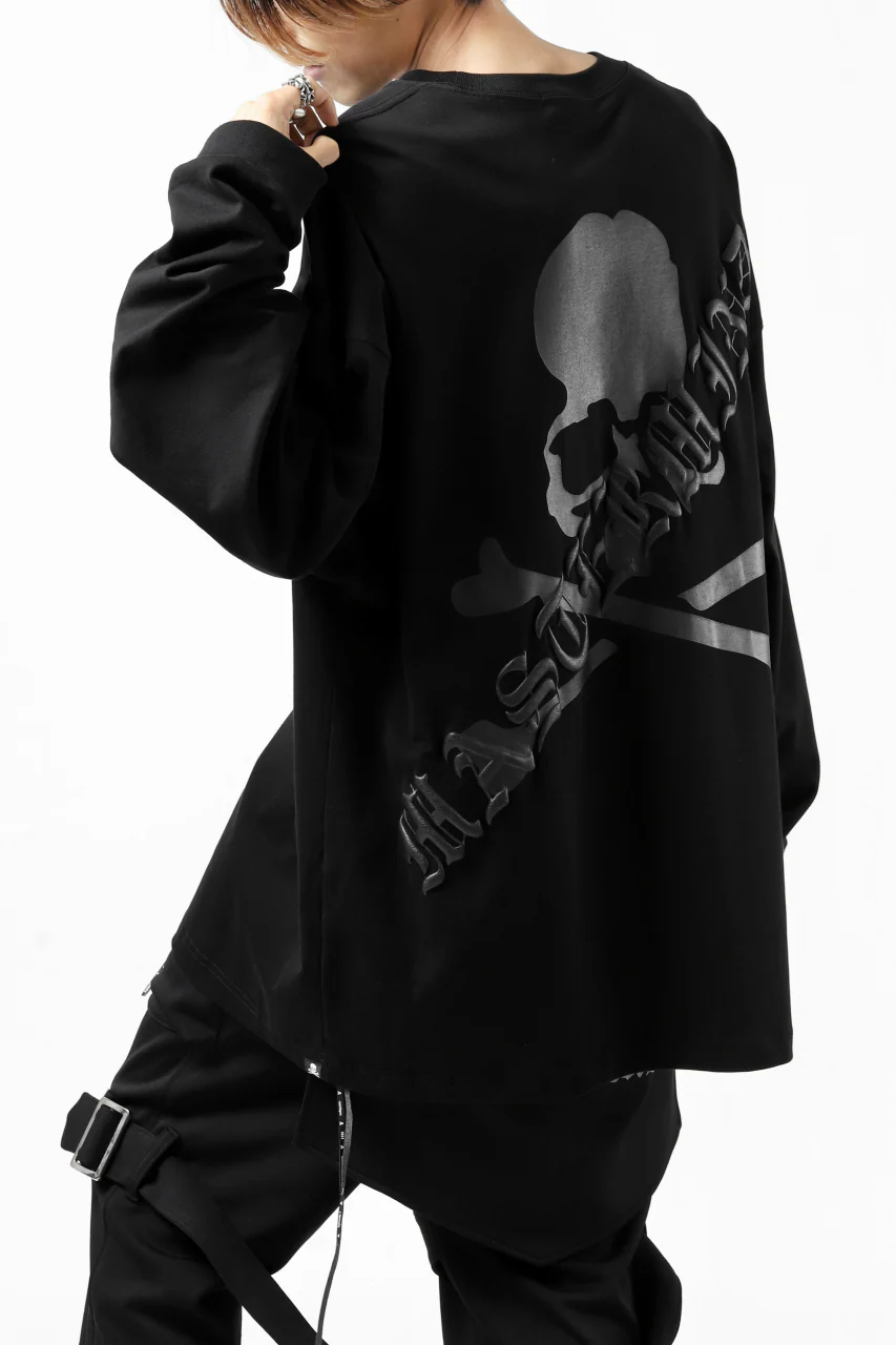 mastermind JAPAN BOXY-FIT LS / RUBBER AND FOAM PRINTED (BLACK) - Image 10