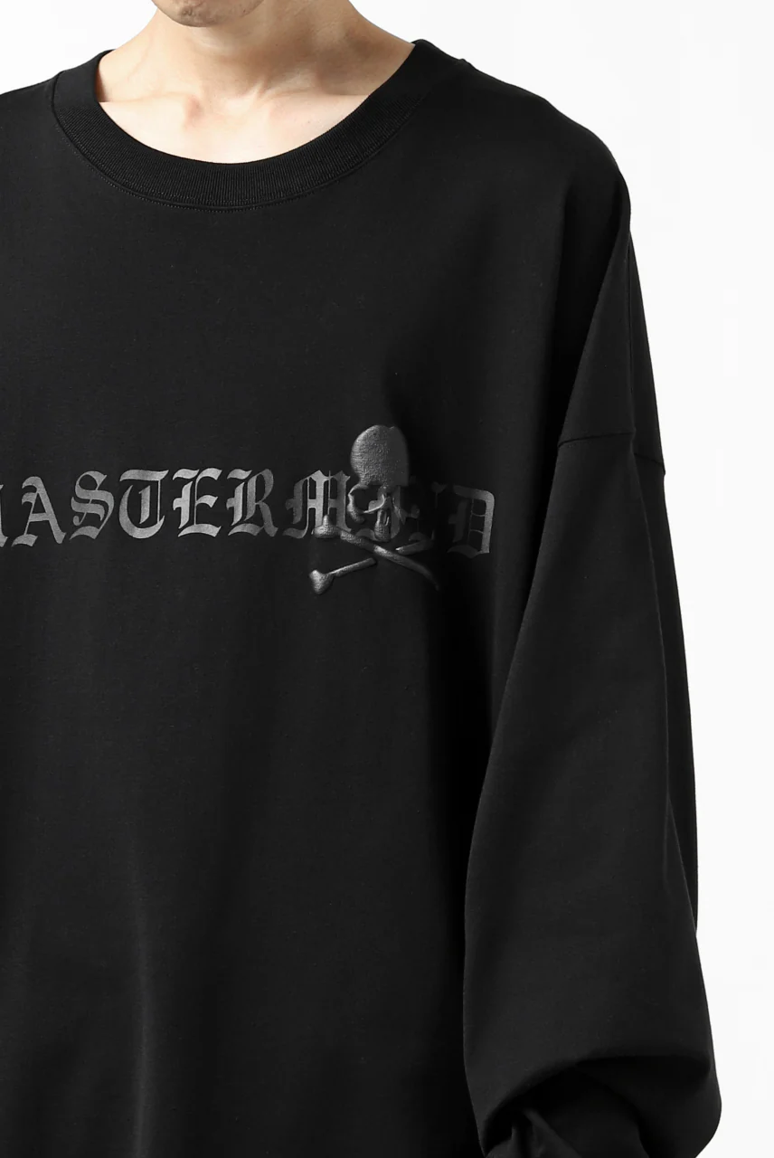 mastermind JAPAN BOXY-FIT LS / RUBBER AND FOAM PRINTED (BLACK) - Image 13