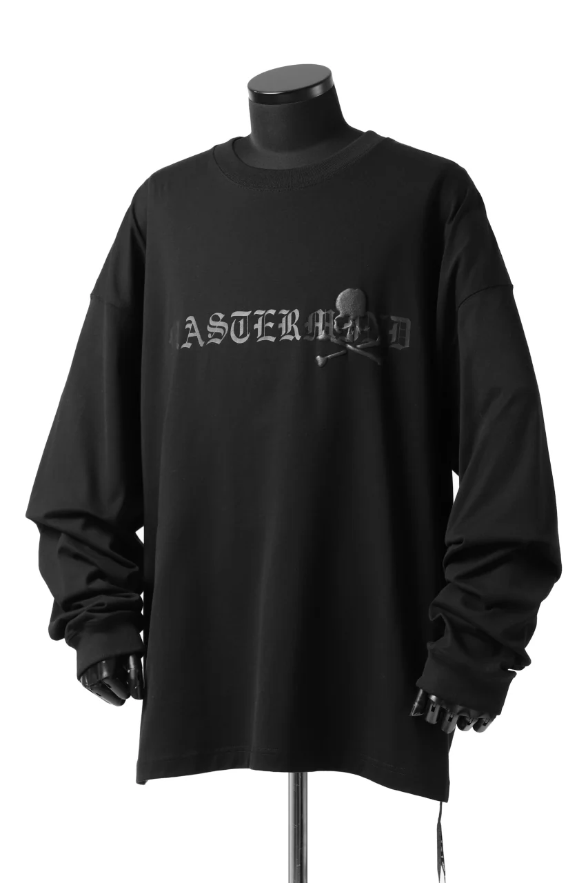 mastermind JAPAN BOXY-FIT LS / RUBBER AND FOAM PRINTED (BLACK) - Image 17
