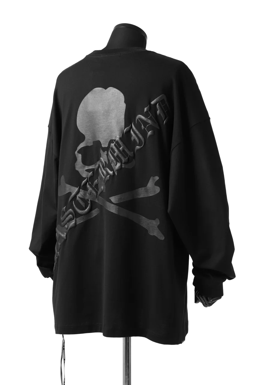 mastermind JAPAN BOXY-FIT LS / RUBBER AND FOAM PRINTED (BLACK) - Image 20