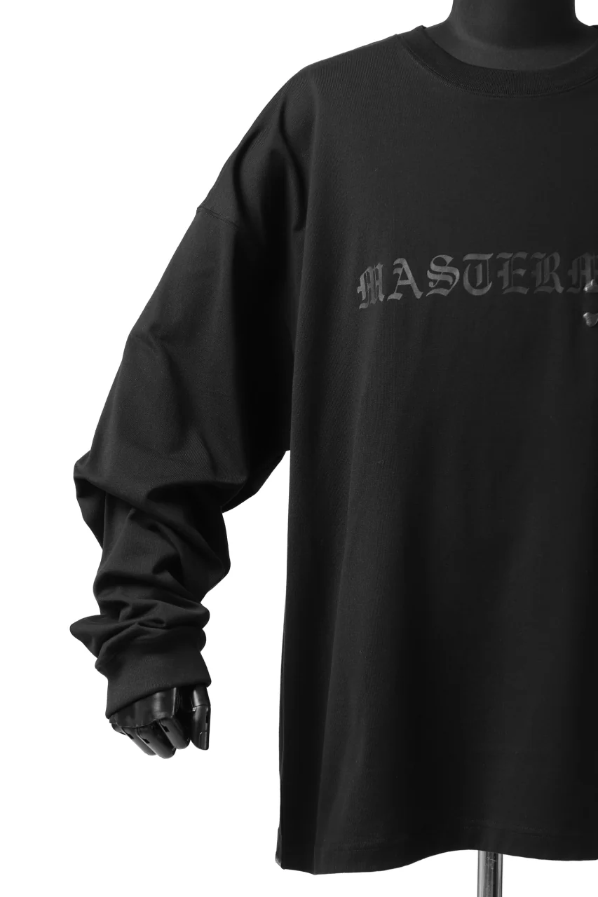 mastermind JAPAN BOXY-FIT LS / RUBBER AND FOAM PRINTED (BLACK) - Image 21
