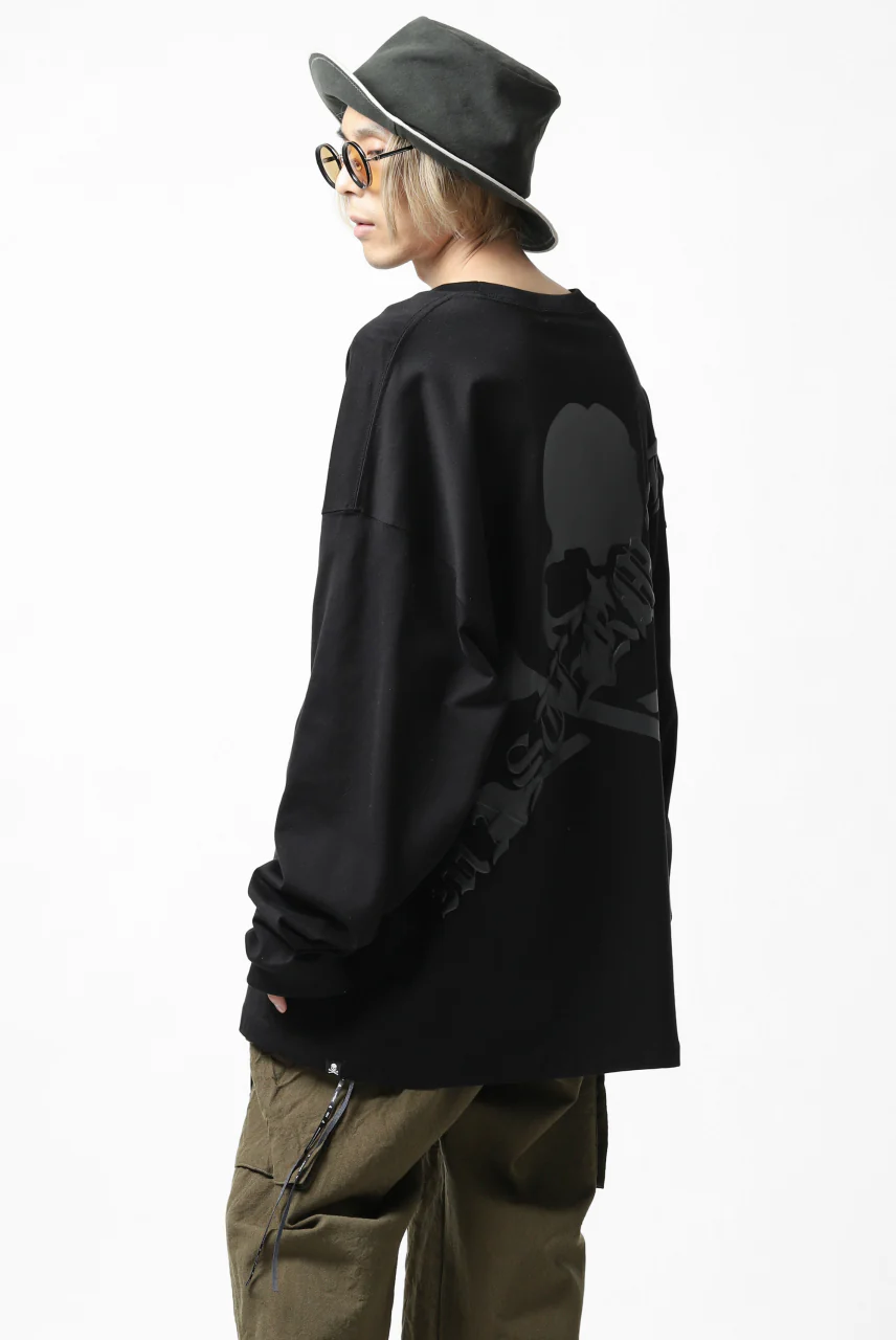 mastermind JAPAN BOXY-FIT LS / RUBBER AND FOAM PRINTED (BLACK) - Image 45