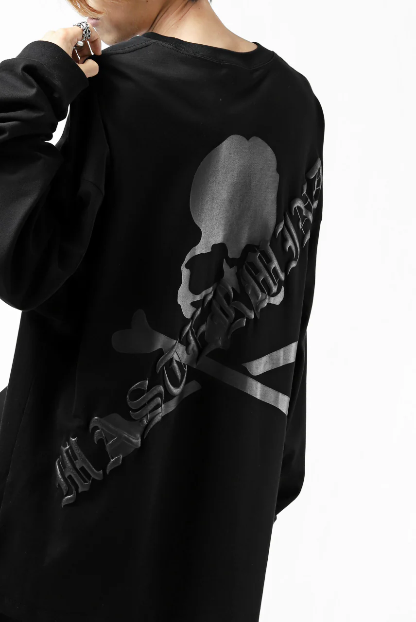 mastermind JAPAN BOXY-FIT LS / RUBBER AND FOAM PRINTED (BLACK) - Image 46