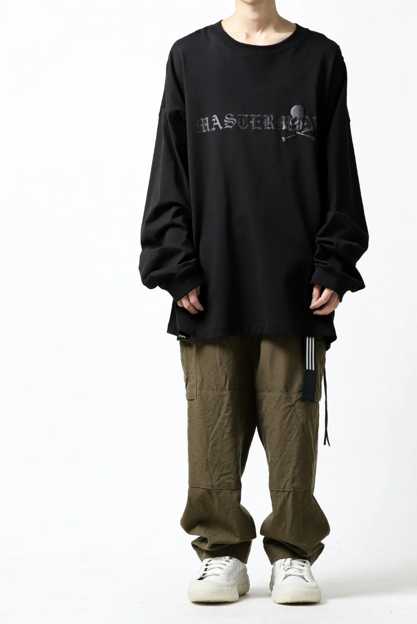 mastermind JAPAN BOXY-FIT LS / RUBBER AND FOAM PRINTED (BLACK) - Image 48