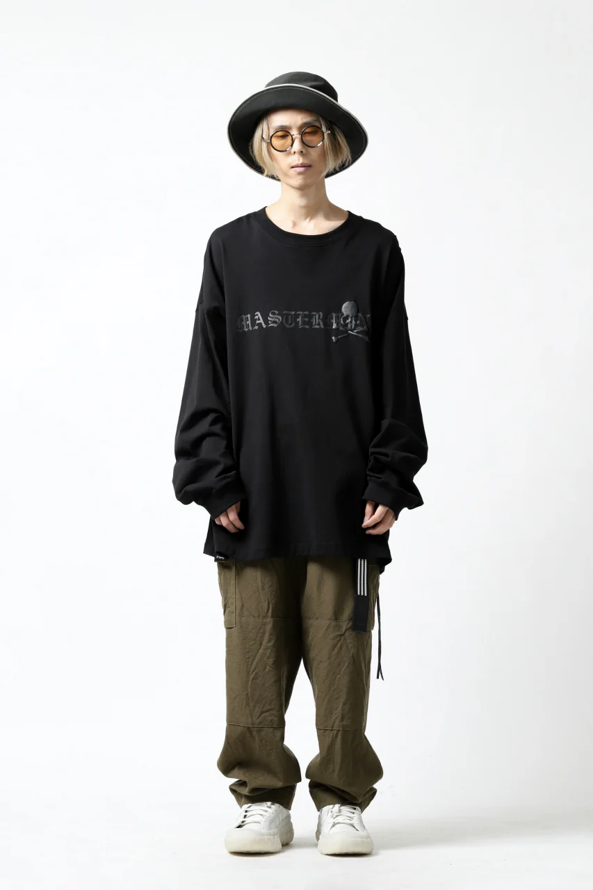 mastermind JAPAN BOXY-FIT LS / RUBBER AND FOAM PRINTED (BLACK) - Image 49