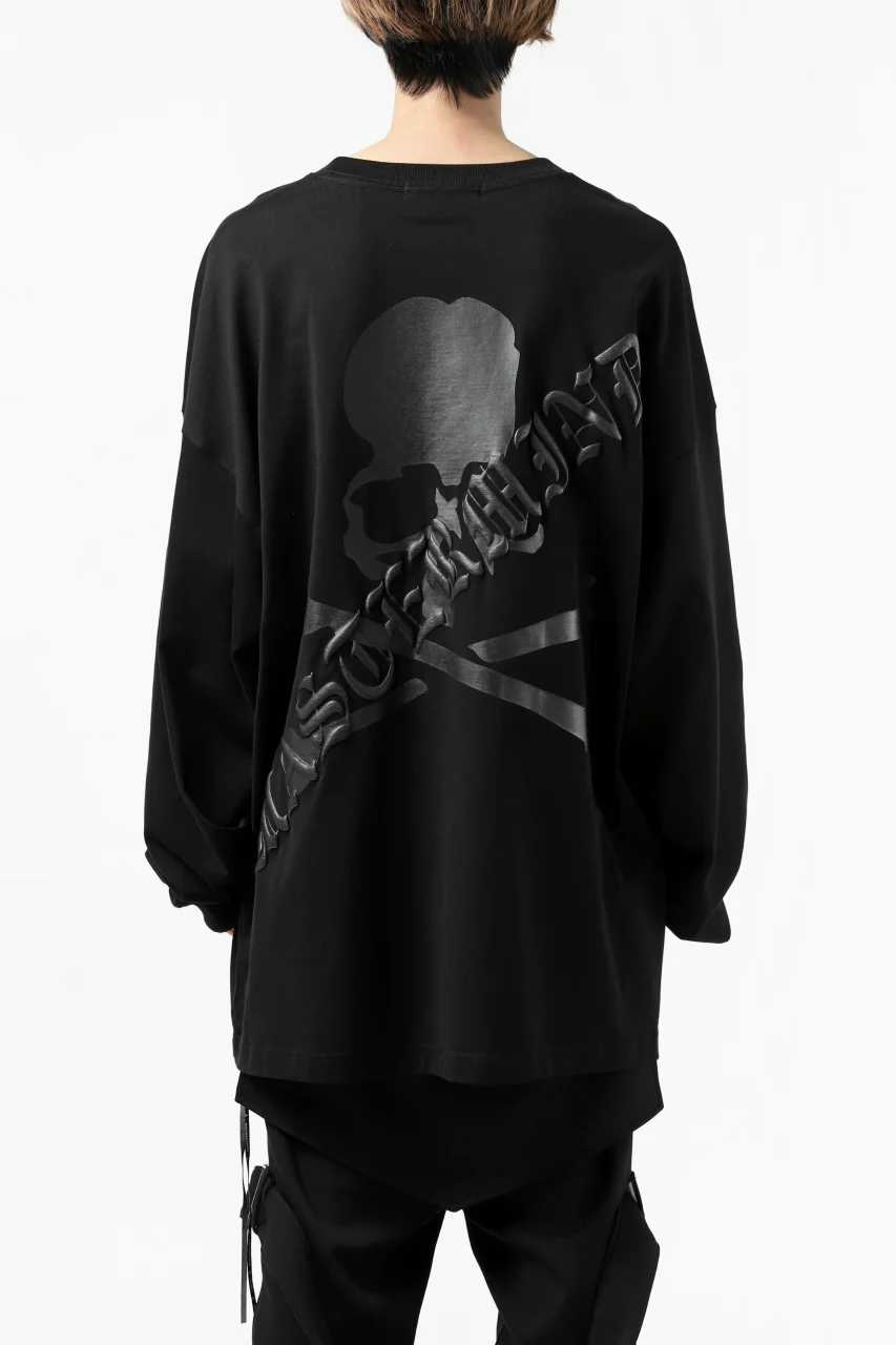 mastermind JAPAN BOXY-FIT LS / RUBBER AND FOAM PRINTED (BLACK) - Image 8
