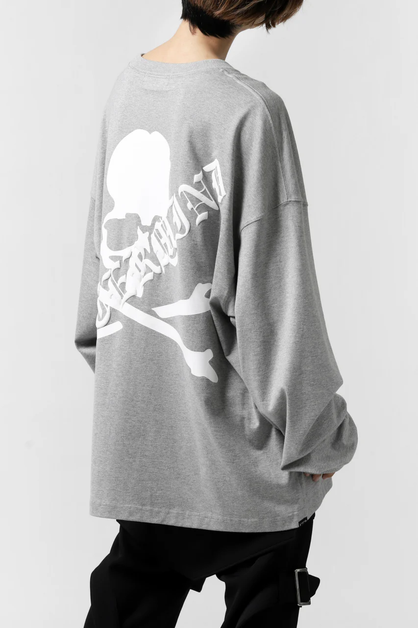 mastermind JAPAN BOXY-FIT LS / RUBBER AND FOAM PRINTED (GREY) - Image 10
