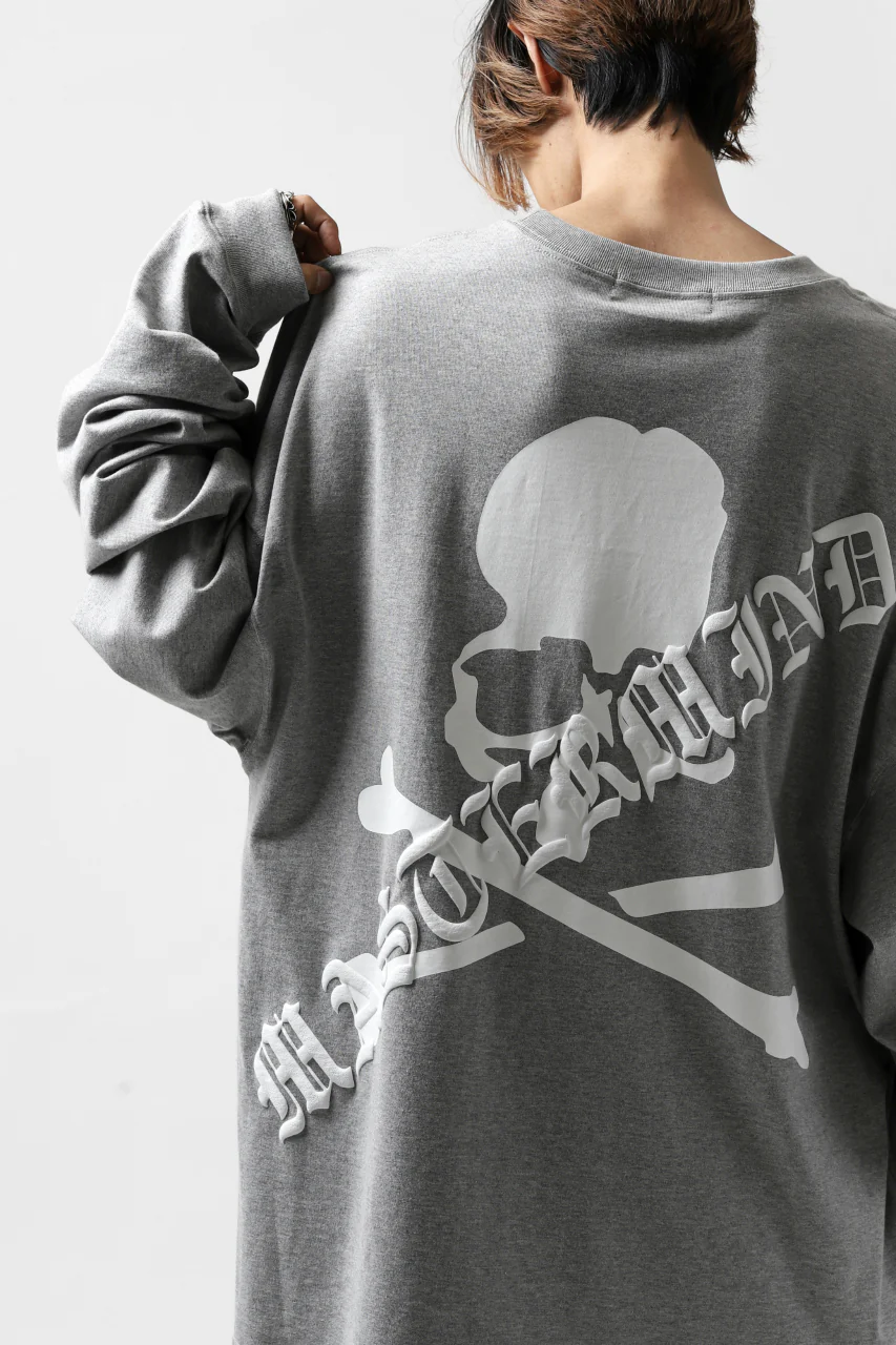 mastermind JAPAN BOXY-FIT LS / RUBBER AND FOAM PRINTED (GREY) - Image 11