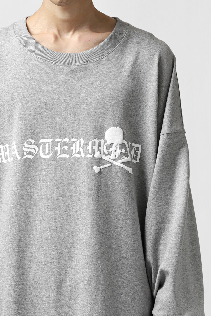 mastermind JAPAN BOXY-FIT LS / RUBBER AND FOAM PRINTED (GREY) - Image 12