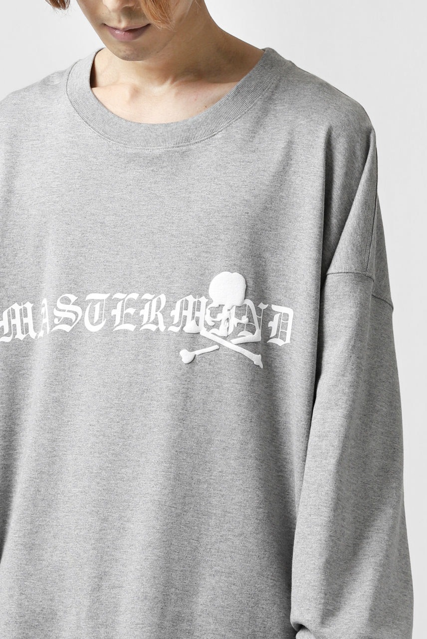 mastermind JAPAN BOXY-FIT LS / RUBBER AND FOAM PRINTED (GREY) - Image 14