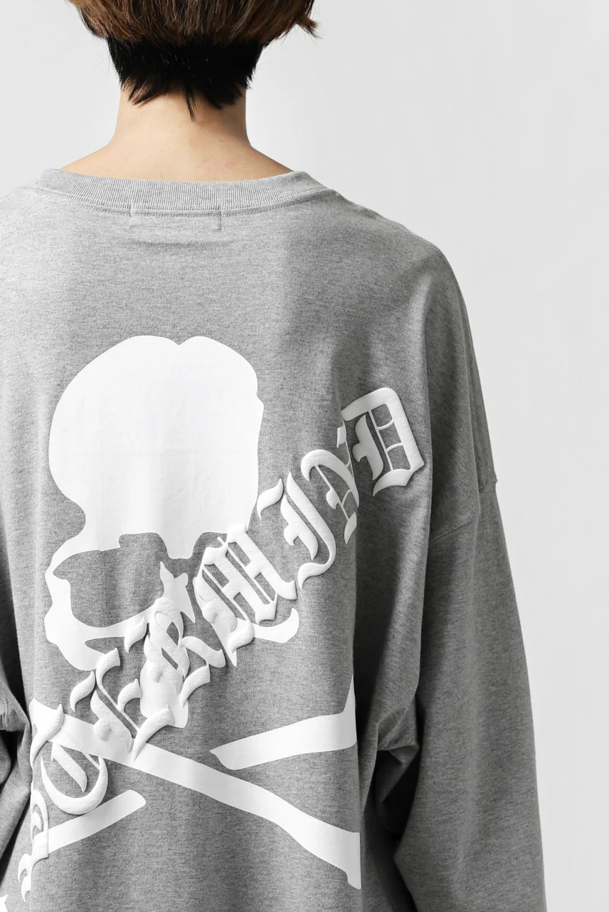 mastermind JAPAN BOXY-FIT LS / RUBBER AND FOAM PRINTED (GREY) - Image 18