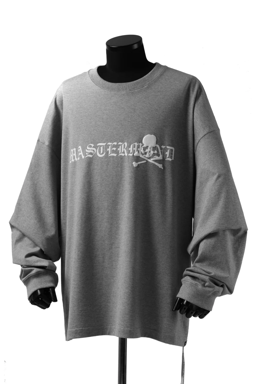 mastermind JAPAN BOXY-FIT LS / RUBBER AND FOAM PRINTED (GREY) - Image 21