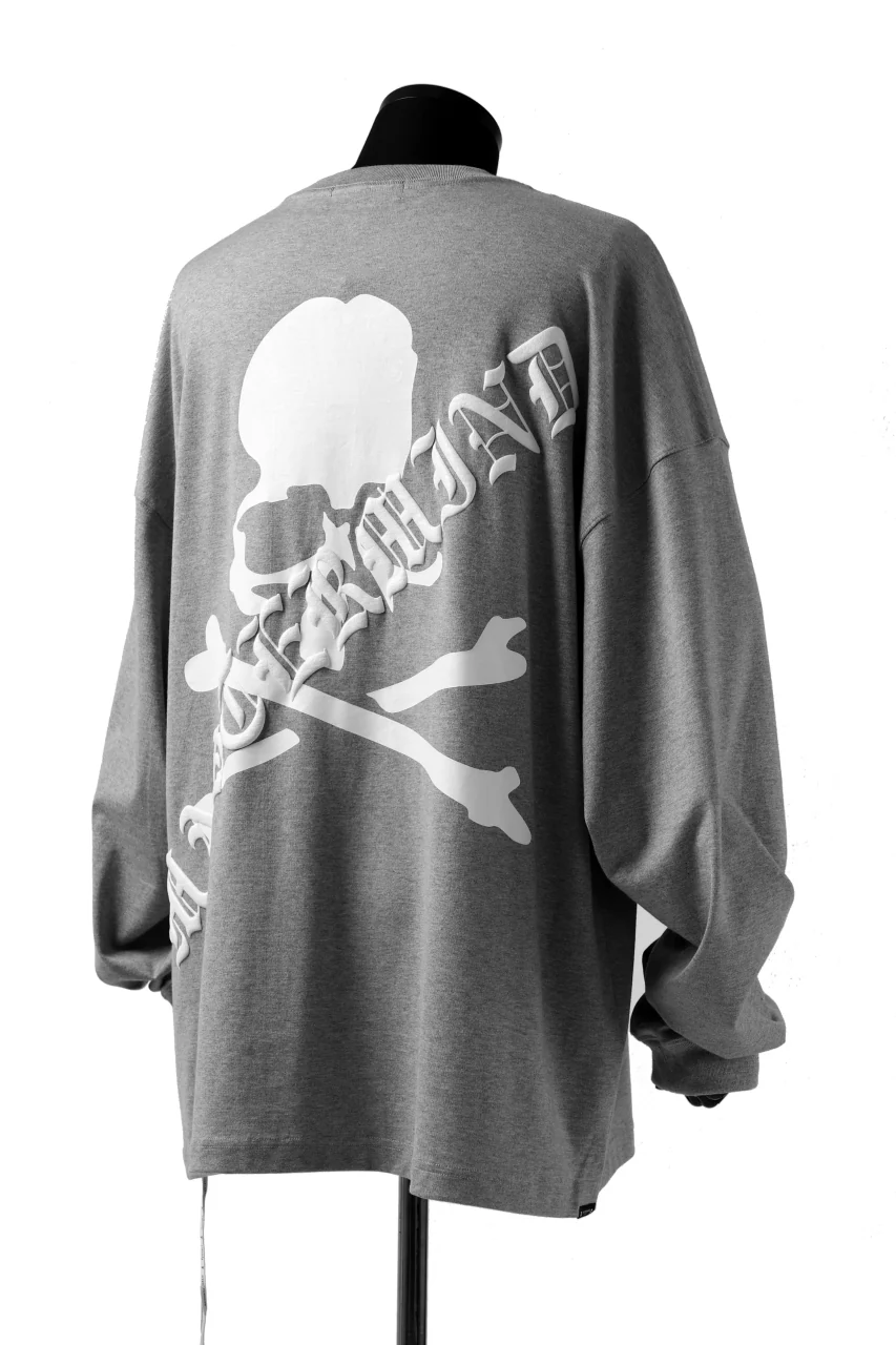 mastermind JAPAN BOXY-FIT LS / RUBBER AND FOAM PRINTED (GREY) - Image 24