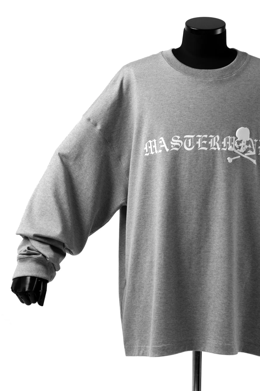 mastermind JAPAN BOXY-FIT LS / RUBBER AND FOAM PRINTED (GREY) - Image 25